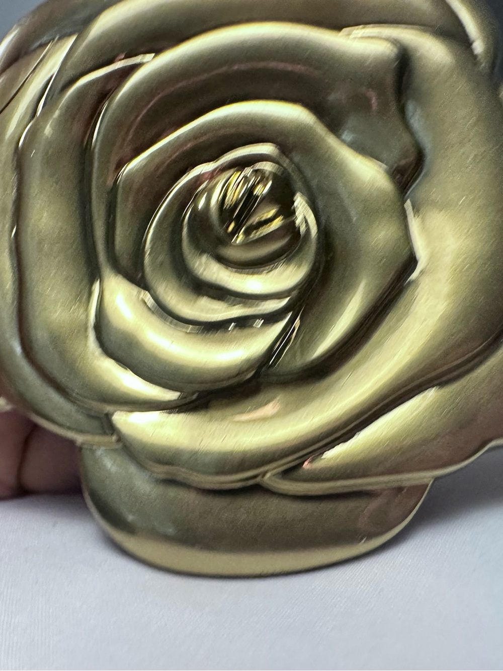 Golden Rose Statement Belt Buckle